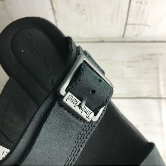 Timberland Women's Koralyn 2 Band Wedge Scandal Black Size 10 - Picture 5 of 16